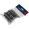 Зажим для волос DEWAL черный, карбон, 11,2 см 6 шт/уп CL-36859